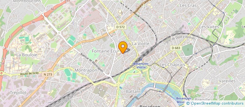 localisation de l'entreprise FEDERATION REGIONALE DES CHORALES DE FRANCHE-COMTE à BESANCON