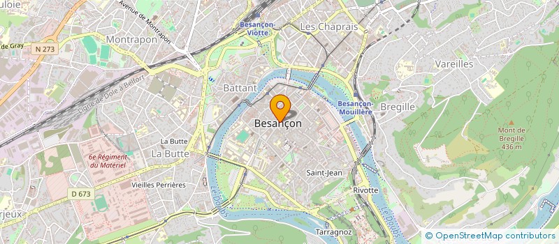 localisation de l'entreprise FEDERATION REGIONALE DES ECOLES DE CIRQUE DU GRAND EST à BESANCON