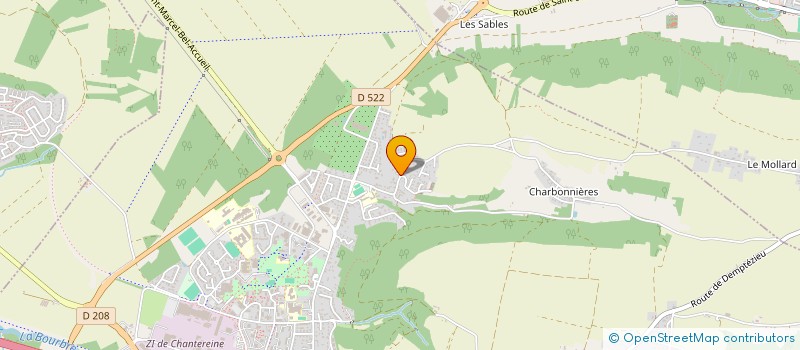 localisation de l'entreprise FEDERATION REGIONALE DES ENTREPRENEURS DES TERRITOIRES AUVERGNE - RHONE ALPES  BOURGOIN-JALLIEU