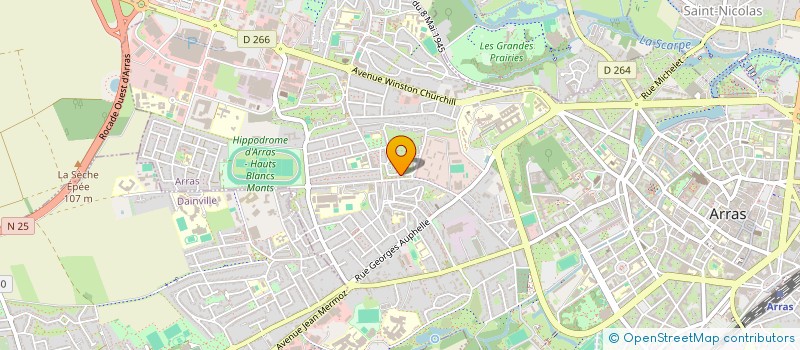 localisation de l'entreprise FEDERATION REGIONALE DES JEUNES CHAMBRES ECONOMIQUES DES HAUTS-DE-FRANCE à ARRAS
