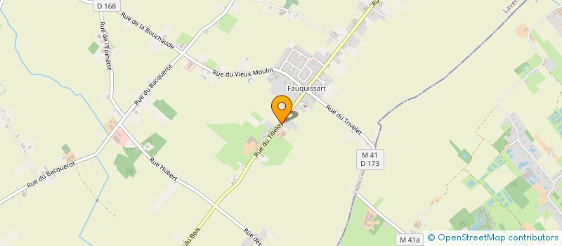 localisation de l'entreprise FEDERATION REGIONALE DES TROMPES NORD PAS DE CALAIS  LAVENTIE