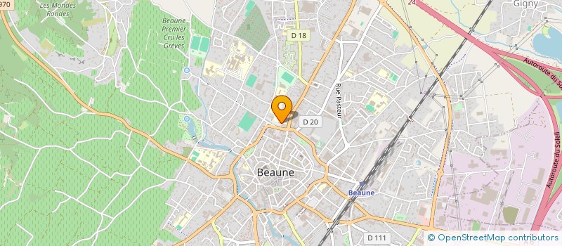 localisation de l'entreprise FEDERATION REGIONALE ECOLES CIRQUE à BEAUNE