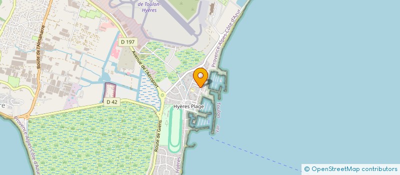 localisation de l'entreprise FEDERATION REGIONALE PROVENCE-MEDITERRANEE DE L'UNION TOURISTIQUE LES AMIS DE LA NATURE  LA SEYNE-SUR-MER