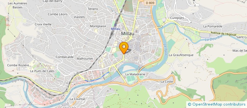 localisation de l'entreprise FEDERATION REGIONALE SEB à MILLAU