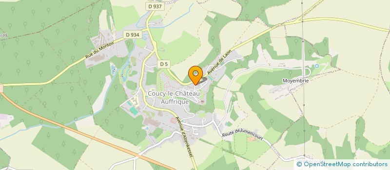 localisation de l'entreprise FEDERATION REMPART PICARDIE à COUCY-LE-CHATEAU-AUFFRIQUE