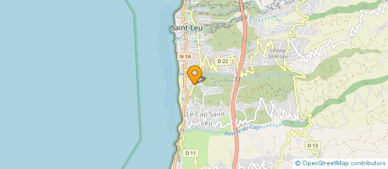 localisation de l'entreprise FEDERATION REUNIONNAISE D'AQUACULTURE  SAINT-LEU