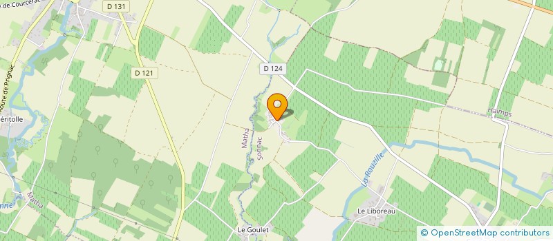 localisation de l'entreprise FEDERATION ROYALISTE POITOU-CHARENTES  SONNAC