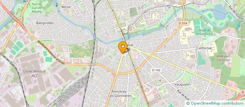 localisation de l'entreprise FEDERATION SARTHOISE HOTELLERI  LE MANS