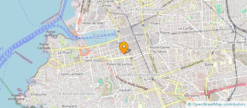 localisation de l'entreprise FEDERATION SOC COURSES SUD EST  MARSEILLE