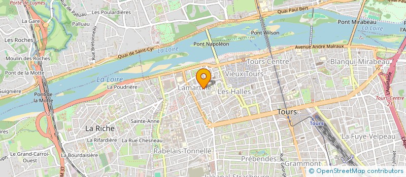 localisation de l'entreprise FEDERATION SOLIDARITE EMPLOI D'INDRE-ET-LOIRE à TOURS