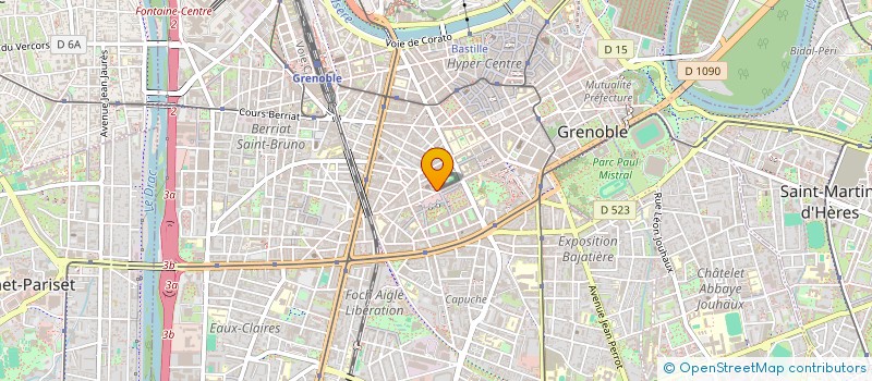 localisation de l'entreprise FEDERATION SOS RACISME ISERE à GRENOBLE
