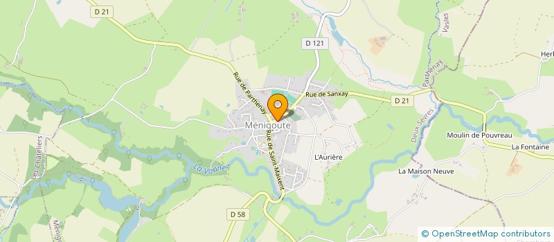 localisation de l'entreprise FEDERATION SPORTIVE CULTURELLE DE FRANCE COMITE DU POITOU  VASLES