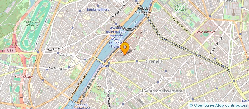 localisation de l'entreprise FEDERATION SPORTIVE DES ASPTT  PARIS