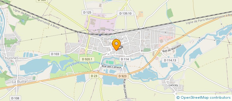 localisation de l'entreprise FEDERATION TADAM! à COURVILLE-SUR-EURE