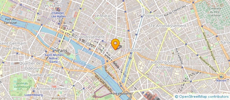 localisation de l'entreprise FEDERATION UNIFIEE FINANCES  PARIS