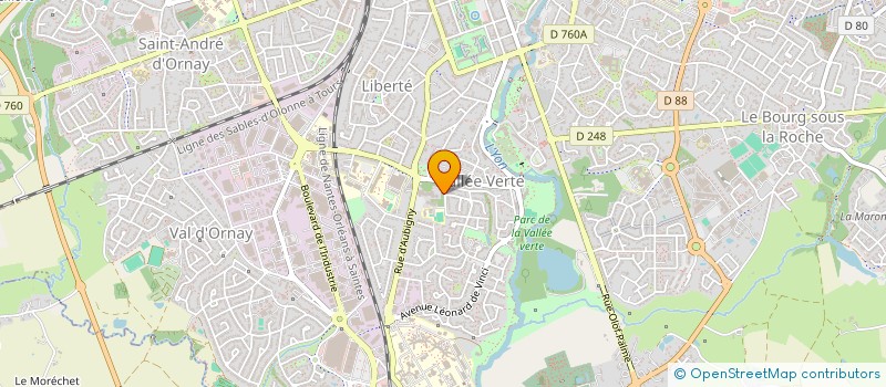 localisation de l'entreprise FEDERATION VENDEE RECHERCHE à LA ROCHE-SUR-YON