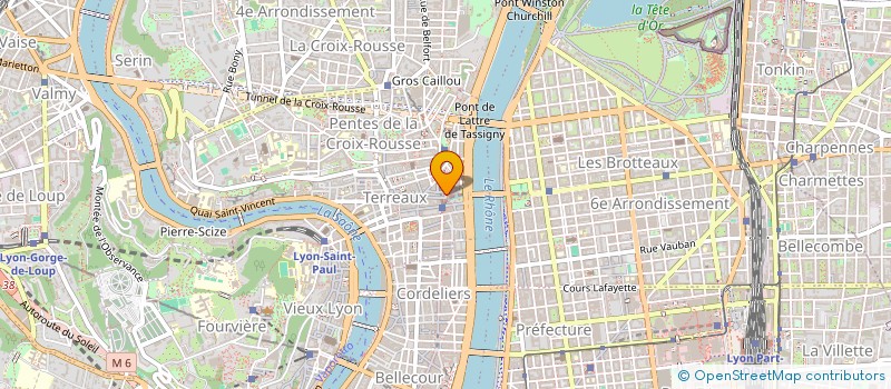 localisation de l'entreprise FEDERATION VITRINES LYON PRESQU'ILE à LYON