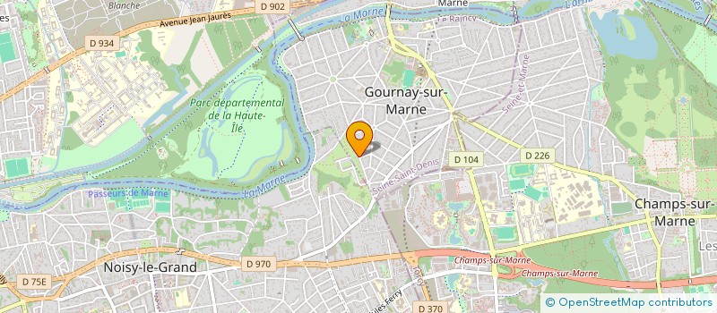 localisation de l'entreprise FEDERATION VO CO TRUYEN VIET NAM DE FRANCE - FVCTVNF  GOURNAY-SUR-MARNE