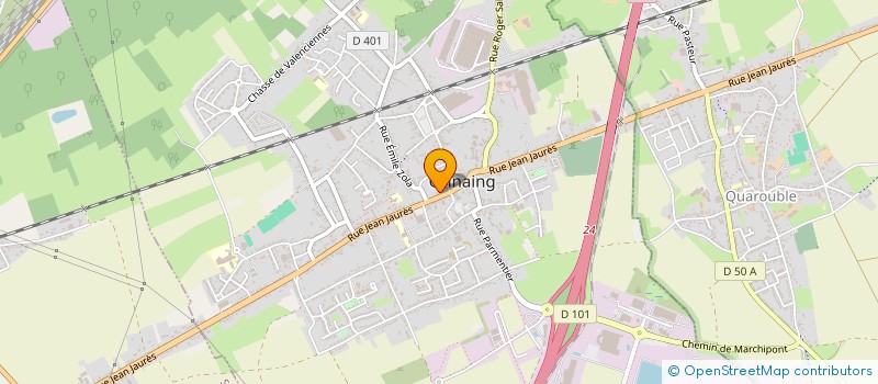 localisation de l'entreprise FEDEREATION LOCALE QUARTIERS 59 2.6.4  ONNAING