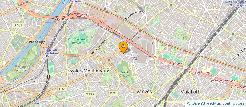 localisation de l'entreprise FEDERIS à ISSY-LES-MOULINEAUX