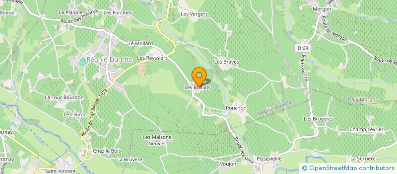 localisation de l'entreprise FEDERON à REGNIE-DURETTE