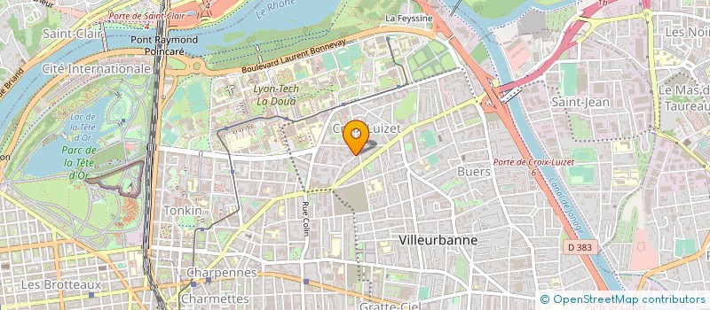 localisation de l'entreprise FEDERT FRC MONTAGNE & ESCAL.COMITE RHONE  VILLEURBANNE