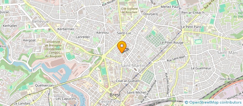 localisation de l'entreprise FEDETHE à BREST