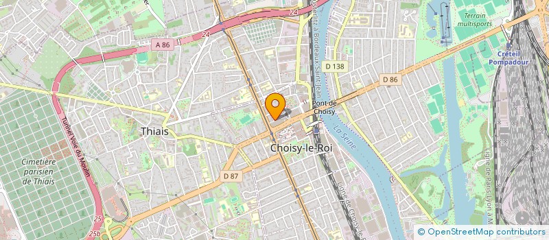 localisation de l'entreprise FEDHINET  CHOISY-LE-ROI