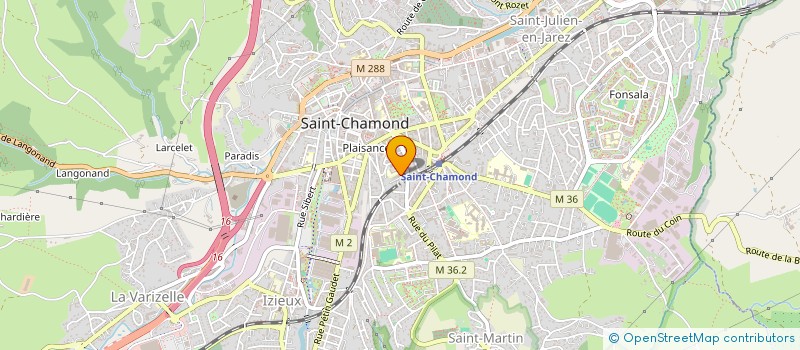 localisation de l'entreprise FEDINO  SAINT-CHAMOND