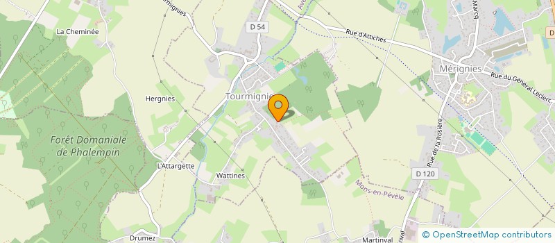 localisation de l'entreprise FEDO  TOURMIGNIES