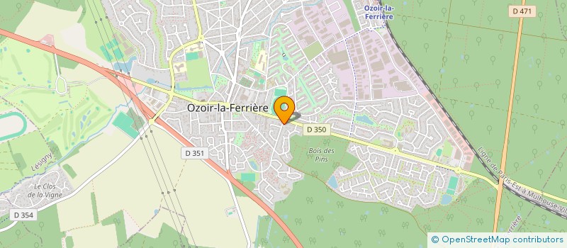 localisation de l'entreprise FEDORA  OZOIR-LA-FERRIERE