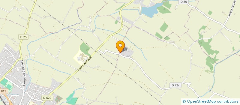 localisation de l'entreprise FEDOU DANIELE  CASTELNAUDARY