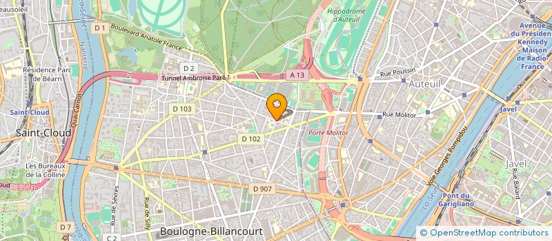 localisation de l'entreprise FEDP à BOULOGNE-BILLANCOURT