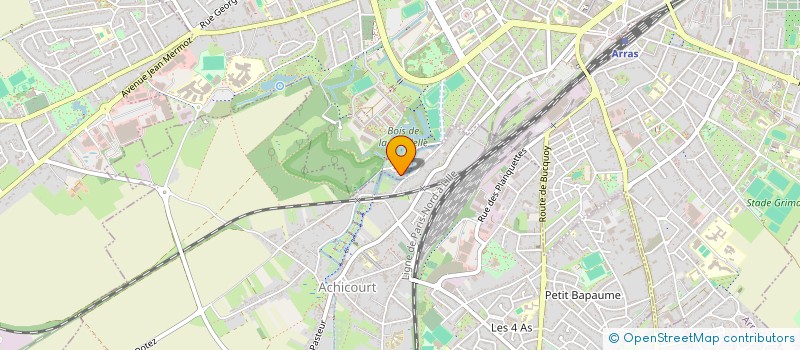 localisation de l'entreprise FEDYP à ARRAS