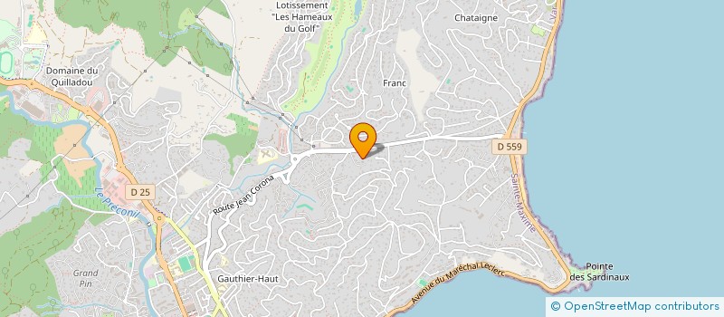 localisation de l'entreprise FEE à SAINTE-MAXIME