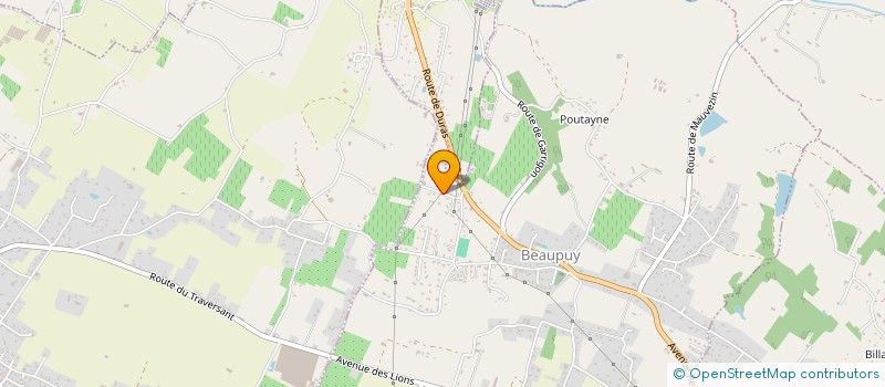 localisation de l'entreprise FEE CLOCHETTE  BEAUPUY