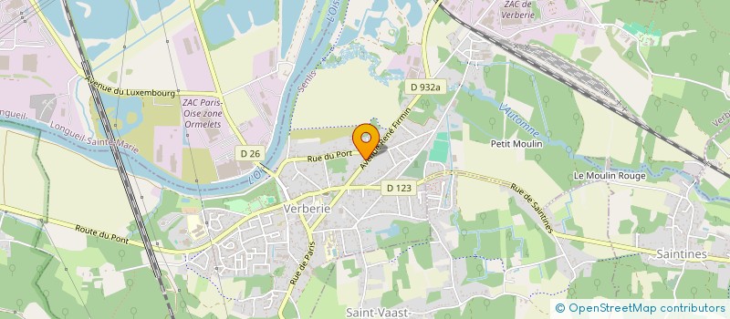 localisation de l'entreprise FEE COM' CHAT  VERBERIE