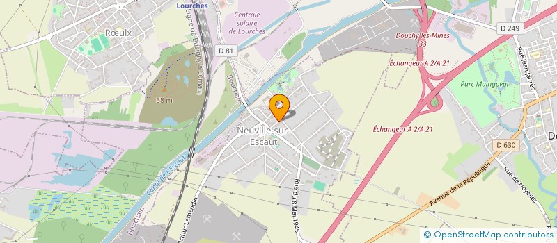 localisation de l'entreprise FEE D RE  NEUVILLE-SUR-ESCAUT