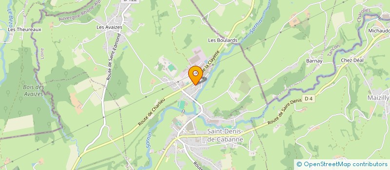 localisation de l'entreprise FEE DANSE C  SAINT-DENIS-DE-CABANNE