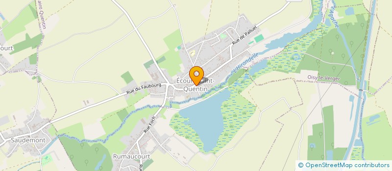 localisation de l'entreprise FEE DE NOS PETITES MAINS  ECOURT-SAINT-QUENTIN