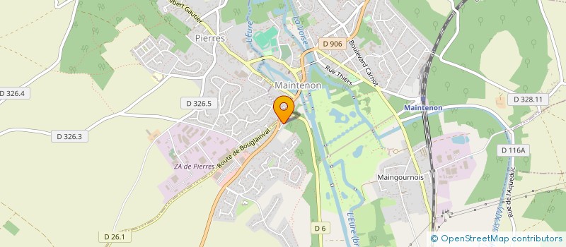 localisation de l'entreprise FEE DES BONDS à MAINTENON