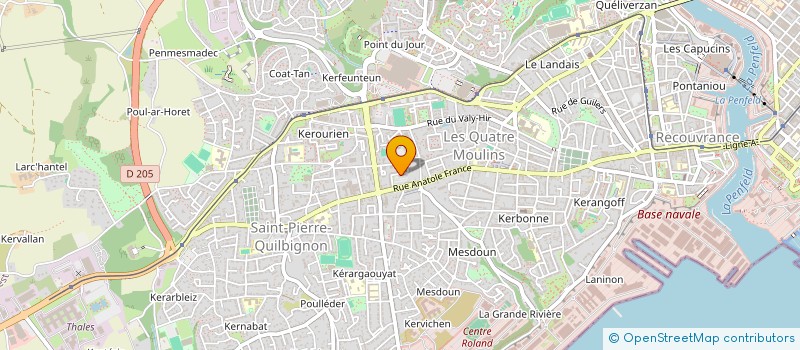 localisation de l'entreprise FEE DU BONHEUR à BREST
