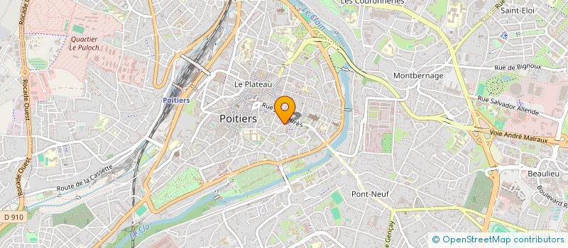 localisation de l'entreprise FEE ELEC à POITIERS