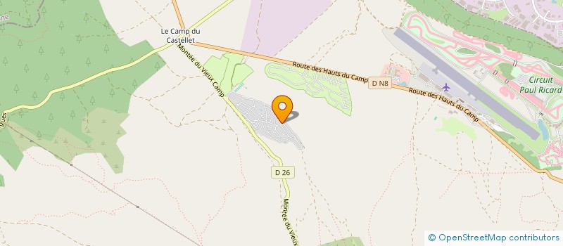 localisation de l'entreprise FEE MA REINE  LE CASTELLET