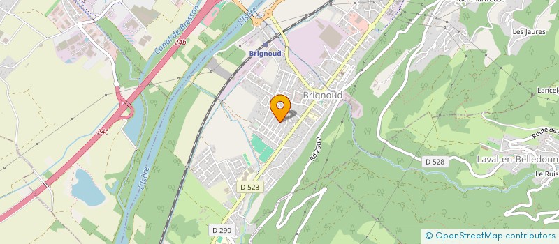 localisation de l'entreprise FEE MAINS LOISIRS CREATIFS DU GRESIVAUDAN  VILLARD-BONNOT