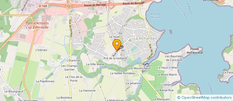 localisation de l'entreprise FEE MININE à LA RICHARDAIS