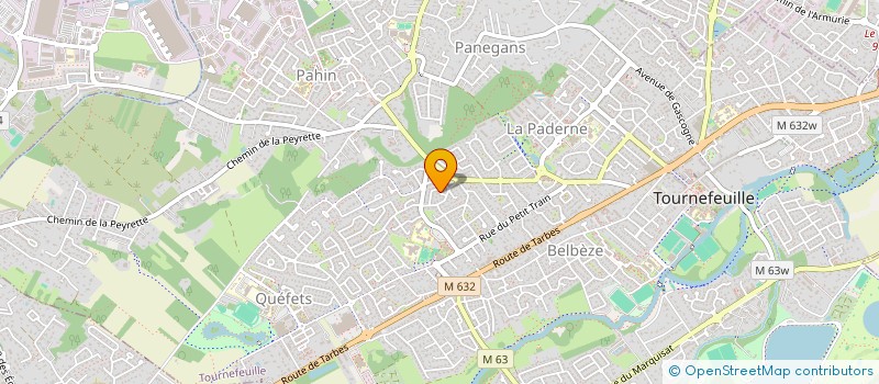 localisation de l'entreprise FEE OSTEO N'CO  TOURNEFEUILLE