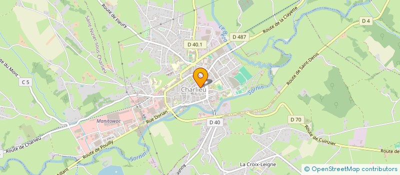 localisation de l'entreprise FEE POUR L à CHARLIEU
