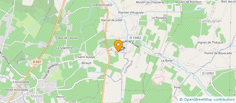 localisation de l'entreprise FEE RENOVE à CARTELEGUE