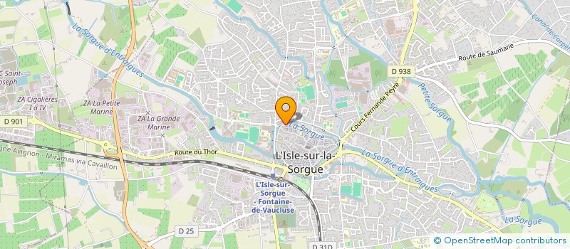 localisation de l'entreprise FEE TOI BELLE à L'ISLE-SUR-LA-SORGUE
